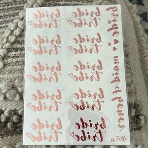 BRIDE TRIBE TATTOOS from Fetti!